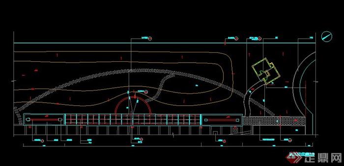 景观长廊设计CAD施工图素材(1)