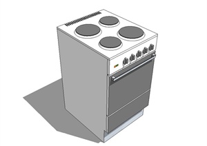 某详细冰箱设计SU(草图大师)模型