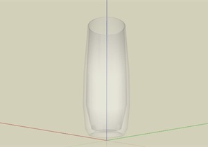 现代简约牛奶杯设计SU(草图大师)模型