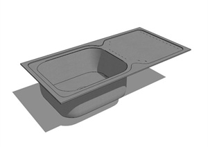 小型洗碗池设计SU(草图大师)模型