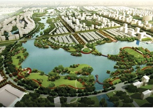 某城市经济技术开发区核心区景观规划方案