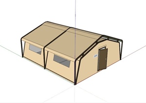 大型户外帐篷设计SU(草图大师)模型