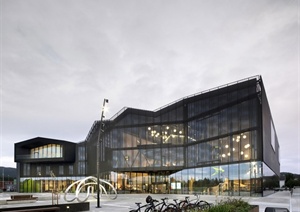 挪威文化中心建筑设计实景图