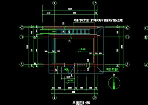 现代中式传达室建筑设计CAD施工图