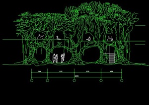 某童趣园树林房子设计CAD详图