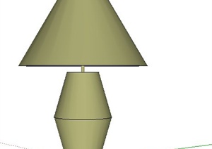 简约台灯设计SU(草图大师)模型