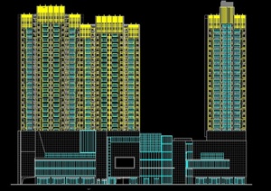 现代高层商住建筑设计方案