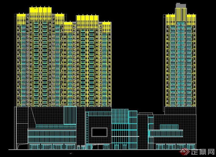 现代高层商住建筑设计方案(1)
