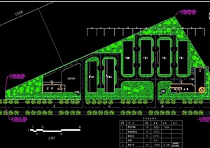 某现代工厂景观设计CAD方案图