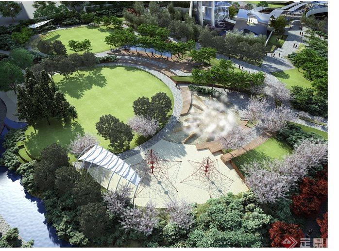 现代公园景观概念设计方案(1)
