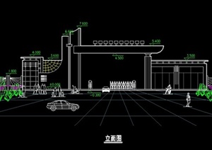 某学校大门设计方案