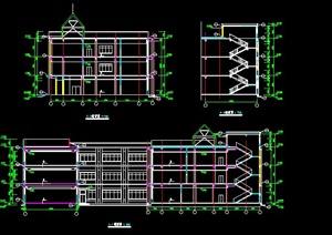 欧式少儿图书馆建筑CAD施工图