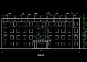 某学校综合楼建筑设计cad施工图