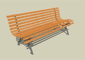 常见户外长椅设计SU(草图大师)模型