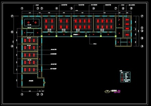 某现代风格学校建筑设计cad图纸