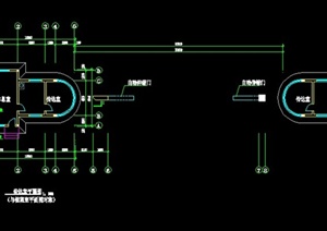 现代工厂大门设计CAD施工图