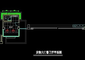 现代简约风格大门设计CAD方案