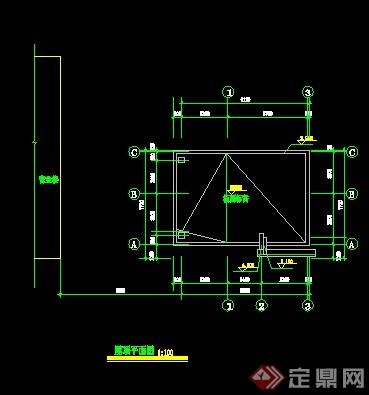 现代简约大门设计CAD方案(2)