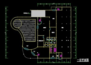 欧式风格会所建筑设计CAD方案