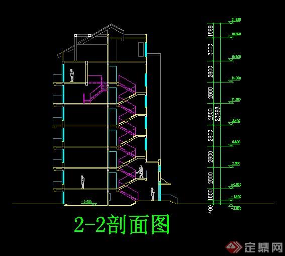 中式花园洋房建筑设计CAD方案(10)