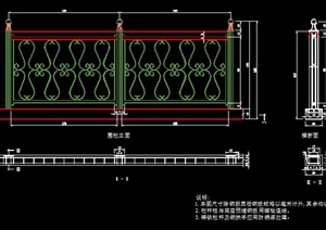 新古典栏杆设计CAD方案