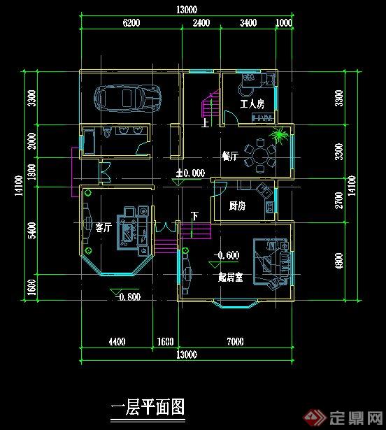 欧式风格3层别墅建筑方案(2)