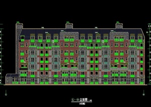 多层住宅建筑设计CAD方案