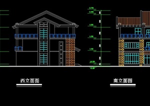 中式风格别墅住宅建筑方案图