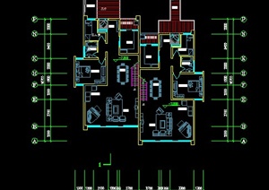 现代叠拼别墅建筑设计CAD全套方案