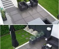 庭院,庭院景观,桌椅,草坪