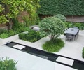 庭院,庭院景观,庭院花园,桌椅,种植池
