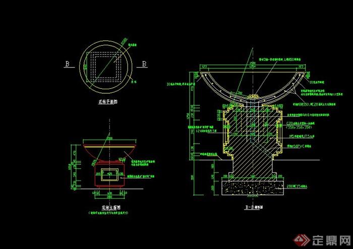 欧式花钵单体设计CAD方案(3)