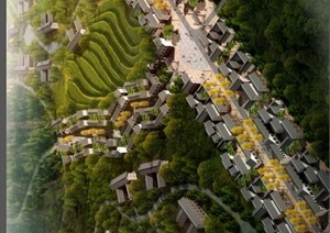 中式风格山地生态园区规划设计方案（43页）