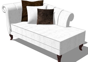 23种不同的欧式贵妃沙发设计SU(草图大师)模型