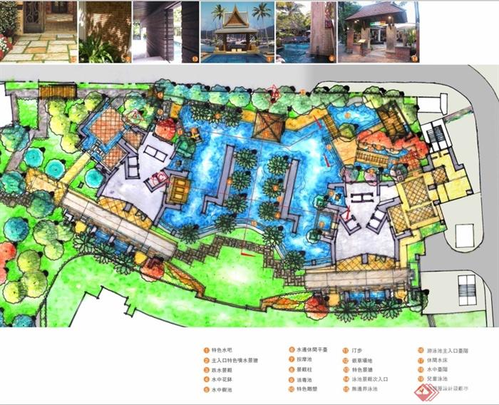 某东南亚风格精致详细小区规划设计pdf方案(1)