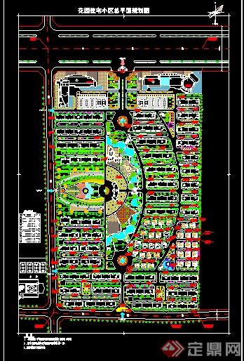 花园住宅小区总平面图(1)