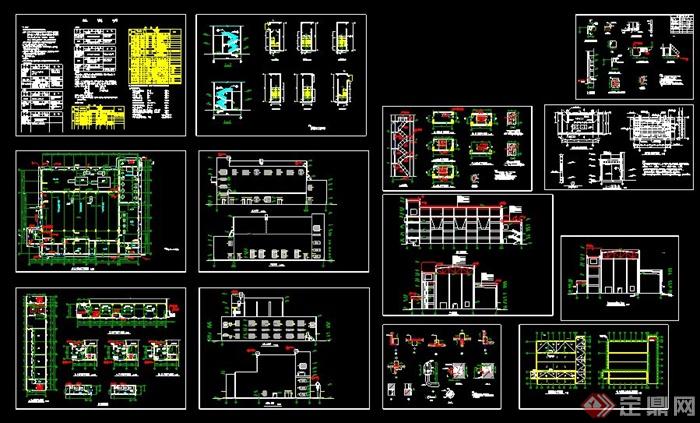 集中供热站建筑设计施工图总图(4)