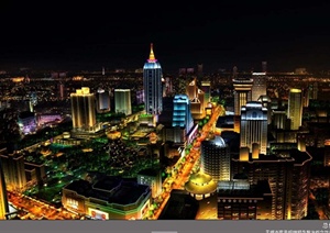 某城市夜景照明提升整治概念设计jpg方案