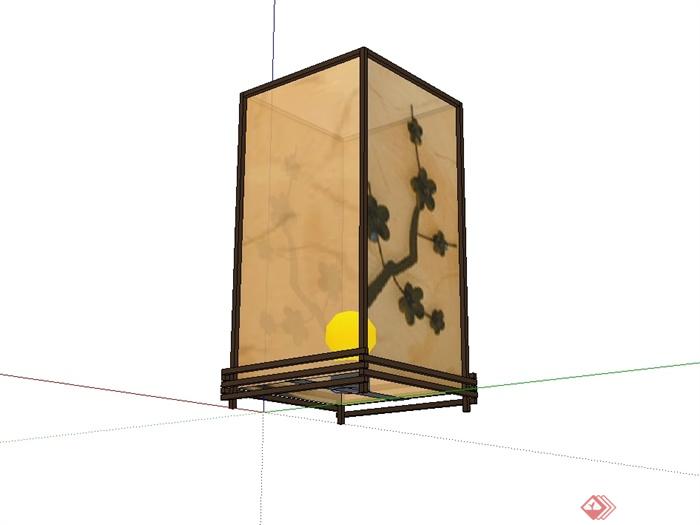 古典中式风格室内灯饰设计su模型(3)