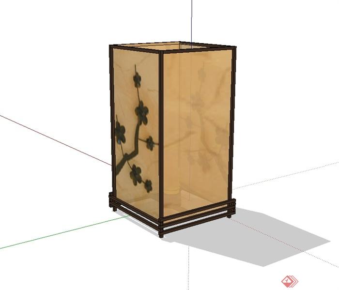 古典中式风格室内灯饰设计su模型(4)