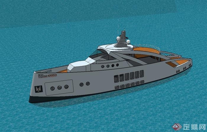 某私人游艇设计su模型(2)