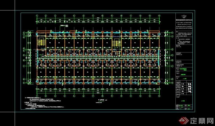 某产业园厂房建筑设计CAD施工图(1)