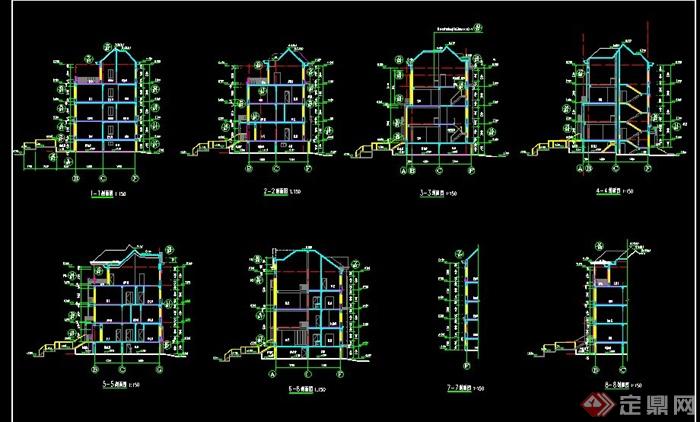 48.3mx13.3m多层住宅楼建筑施工图(4)