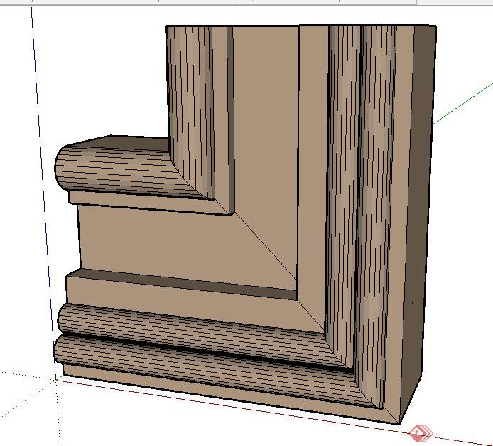 门套窗套设计su模型(2)