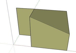 不规则墙体节点素材SU(草图大师)模型设计