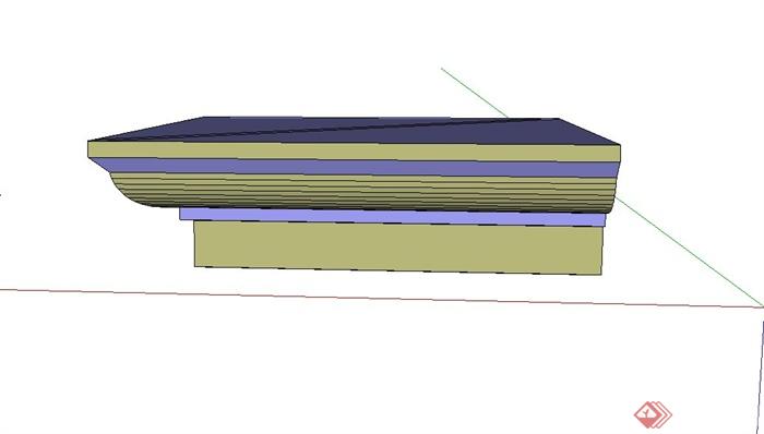 某屋面节点素材SU模型设计(2)