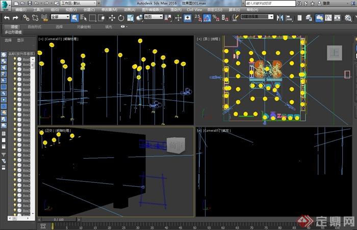 某现代风格室内服装专卖店设计3d模型(6)