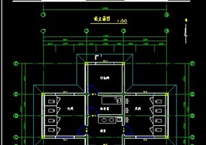 公共厕所建筑结构CAD施工图