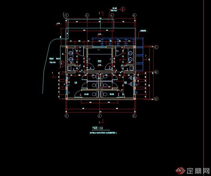 某精致公厕建筑CAD施工图(6)