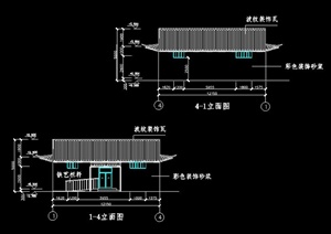 单层中式公共厕所CAD方案图
